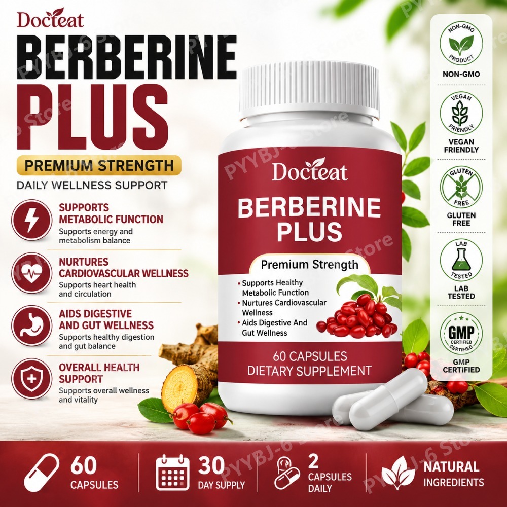 Berberine Plus Supplement 60Ca - Herbal Wellness For You recensie en prijs