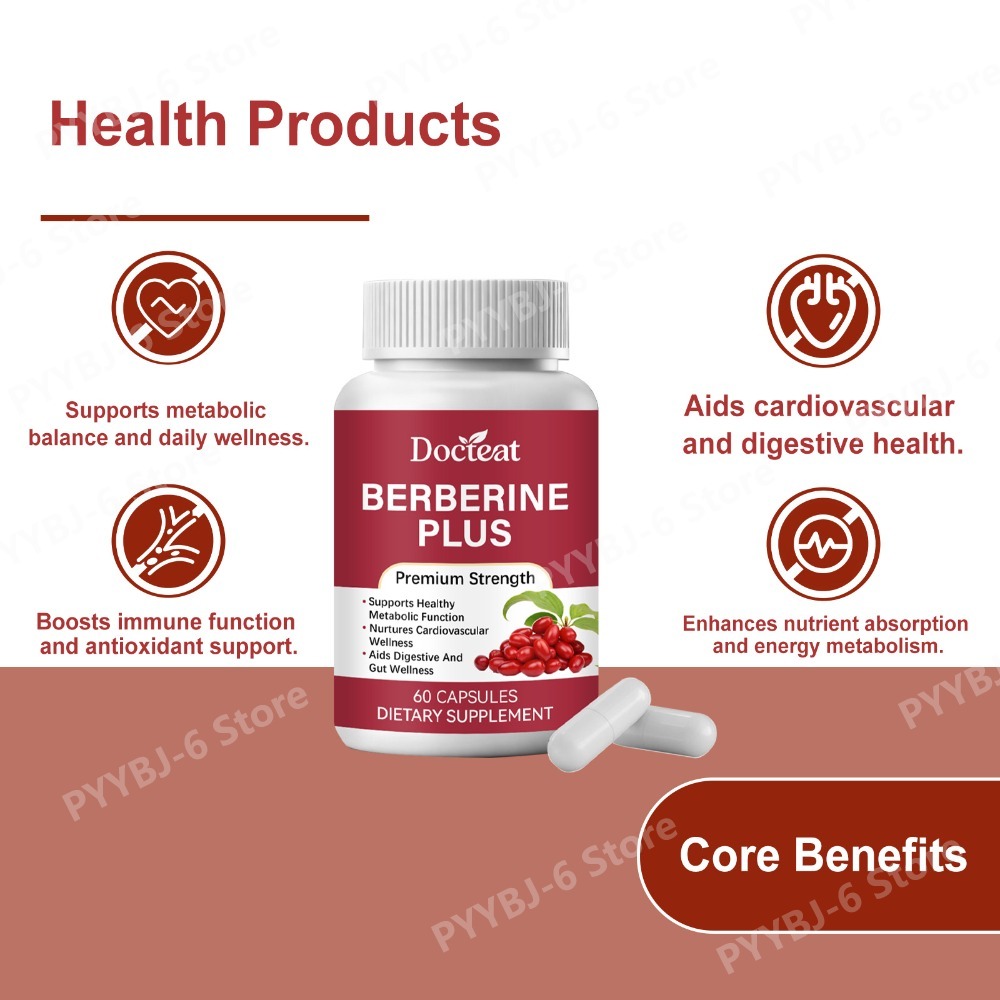 Berberine Plus Supplement 60Ca - Herbal Wellness For You recensie en prijs