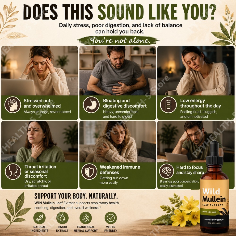 Wild Mullein Leaf Drops with G - Herbal Wellness Liquid recensie en prijs