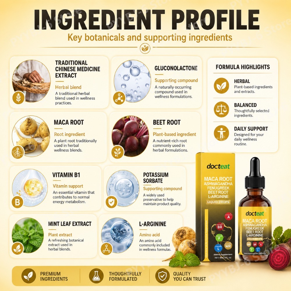 Maca Root Beet Root L-Arginine - Herbal Wellness Liquid recensie en prijs