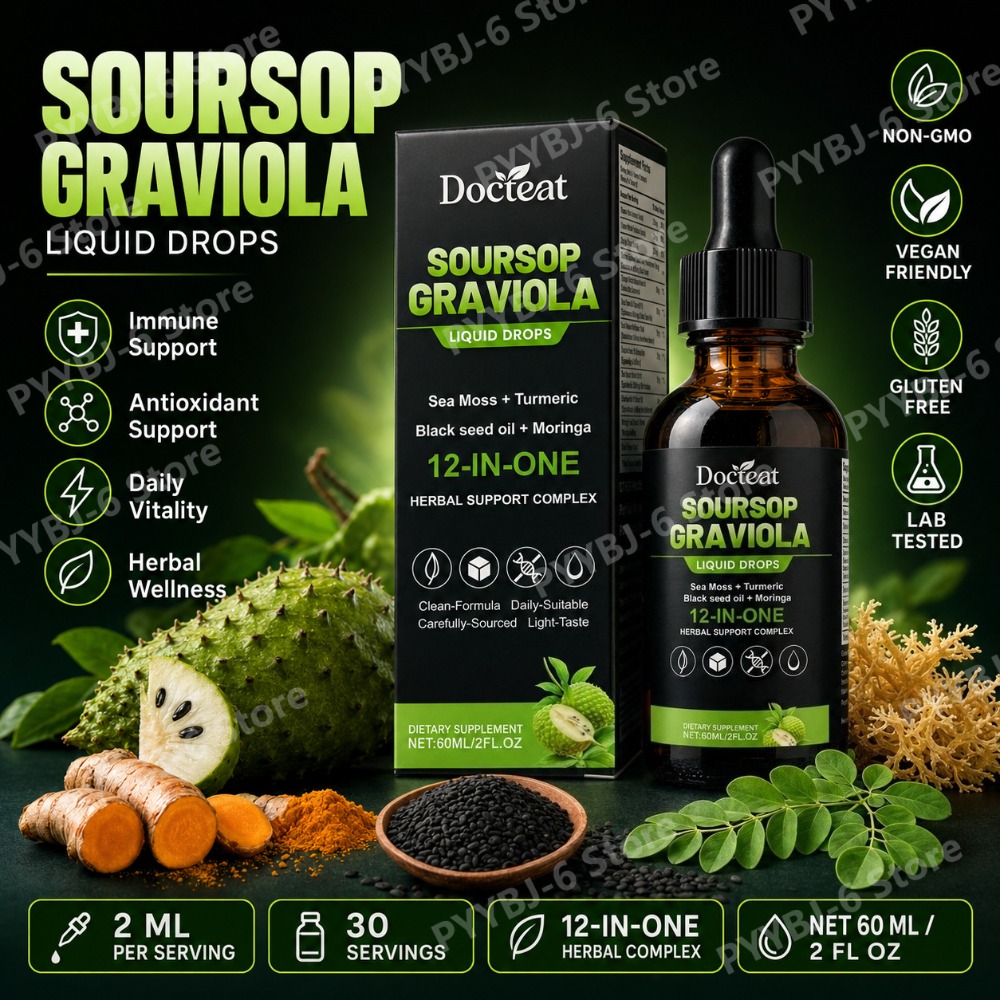 Soursop Graviola Liquid Drops  - Herbal Wellness Liquid recensie en prijs