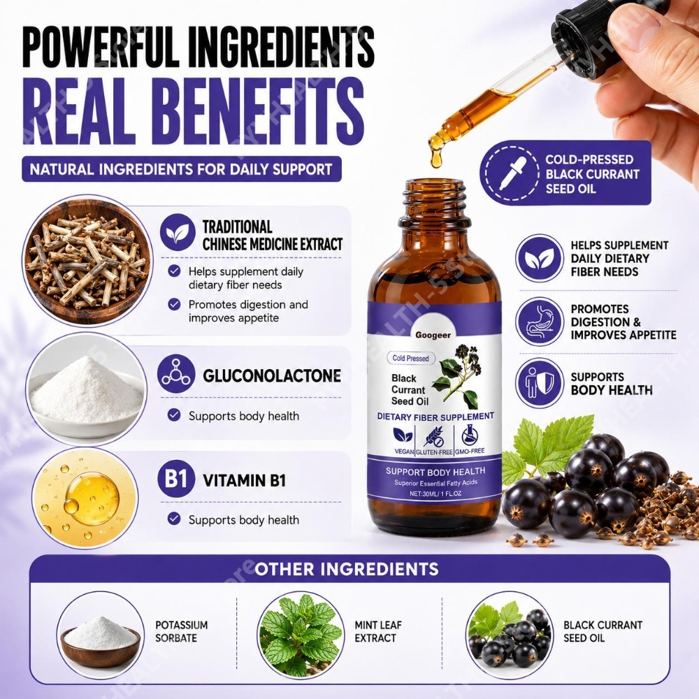 Black Currant Seed Oil Drops 3 - Herbal Wellness Liquid recensie en prijs