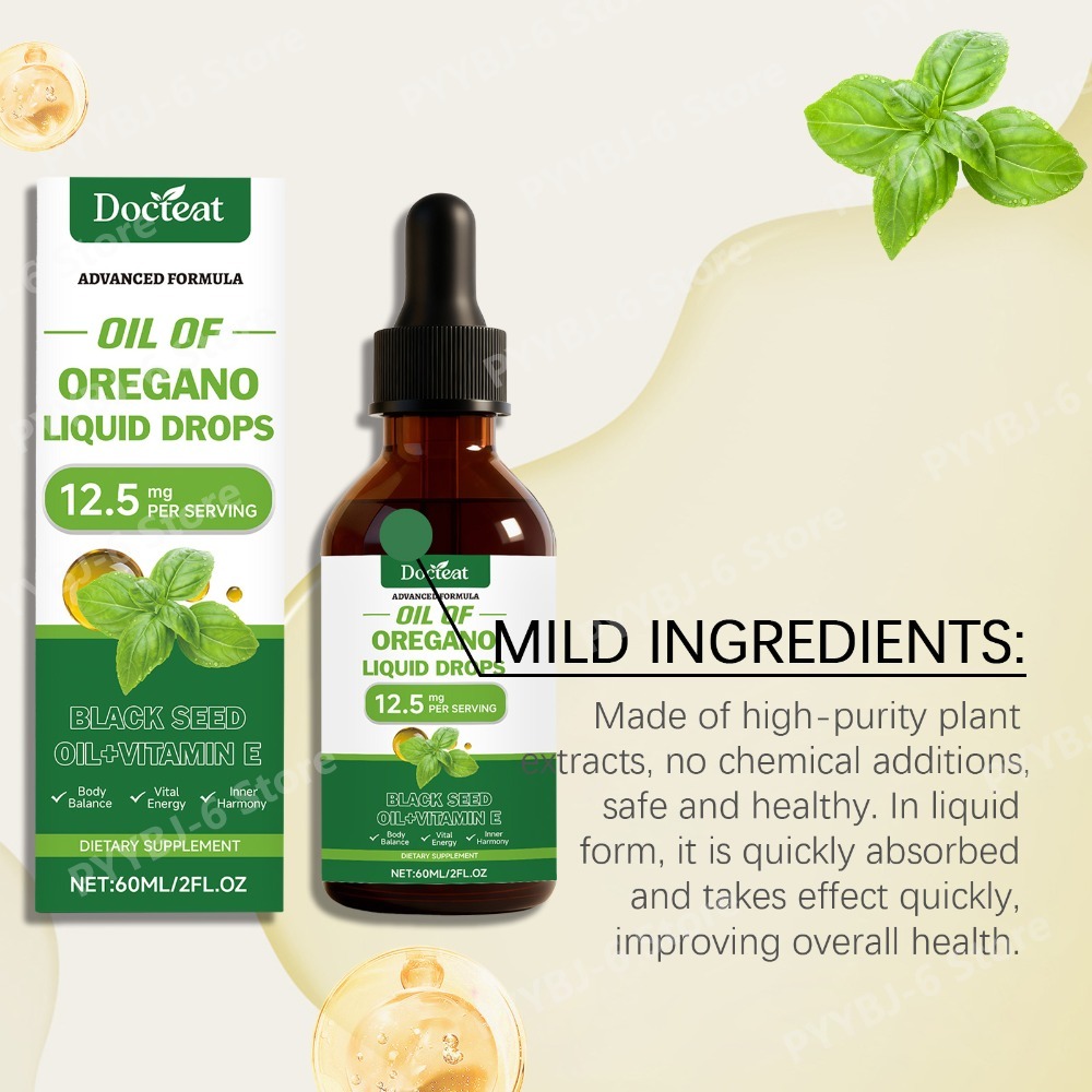 Oregano Oil Liquid Drops 60ml  - Herbal Wellness Liquid recensie en prijs