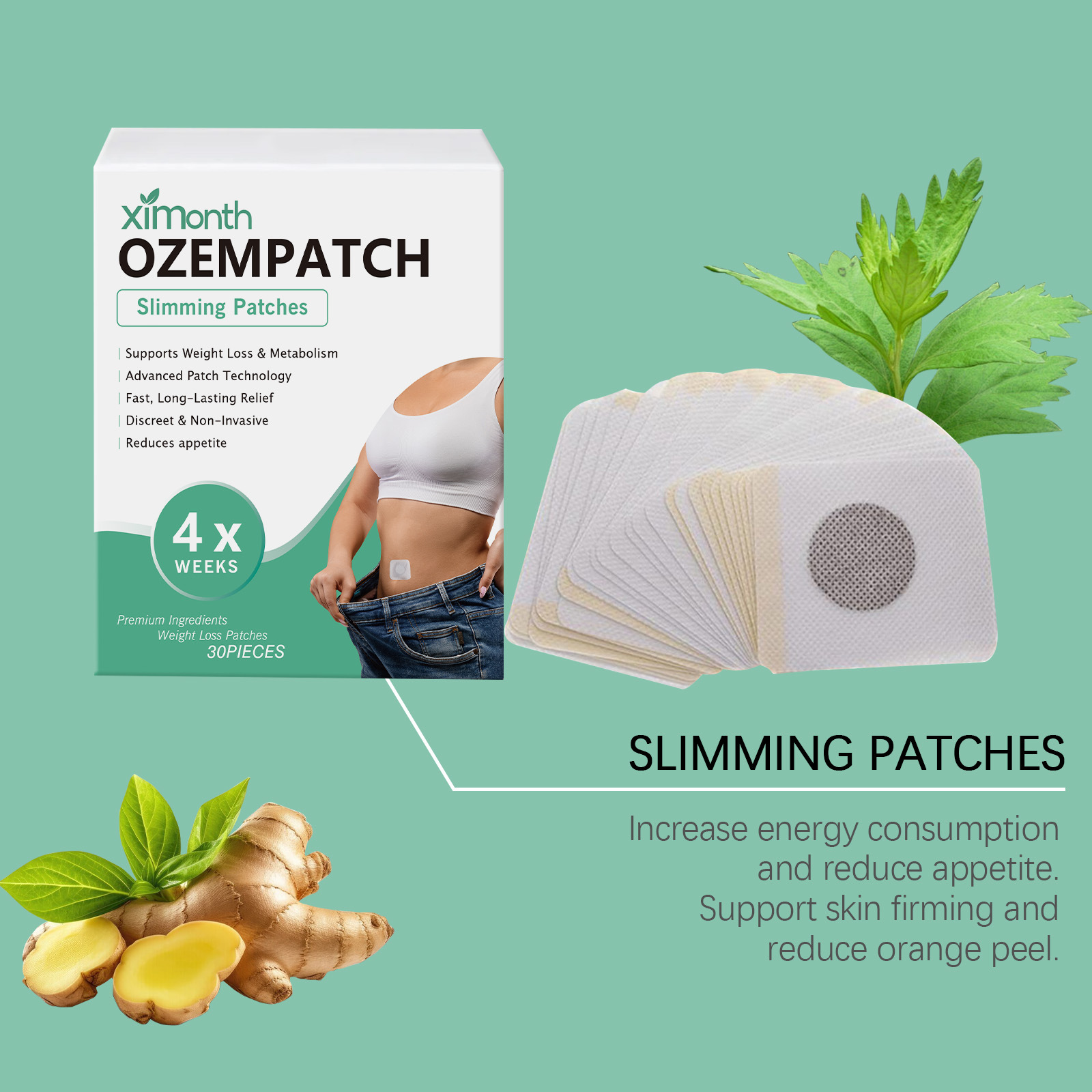 Ximonth Body Shaping Patches I - Herbal Wellness For You recensie en prijs